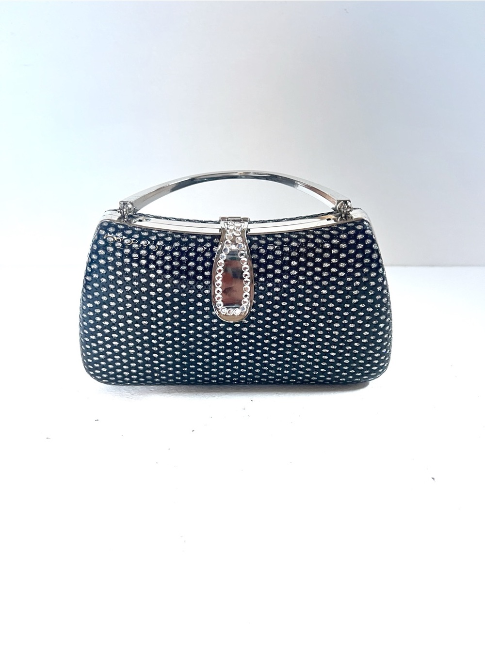 Vintage | Dotted Rhinestone Evening Clutch